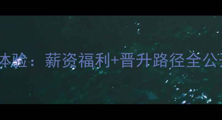 千叶珠宝招聘真实体验薪资福利晋升路径全公开新人入职必看