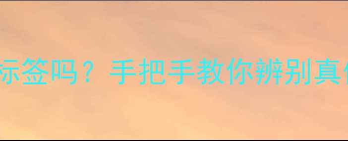 图片 ✨国外首饰真的有标签吗？手把手教你辨别真假+附上必看清单！