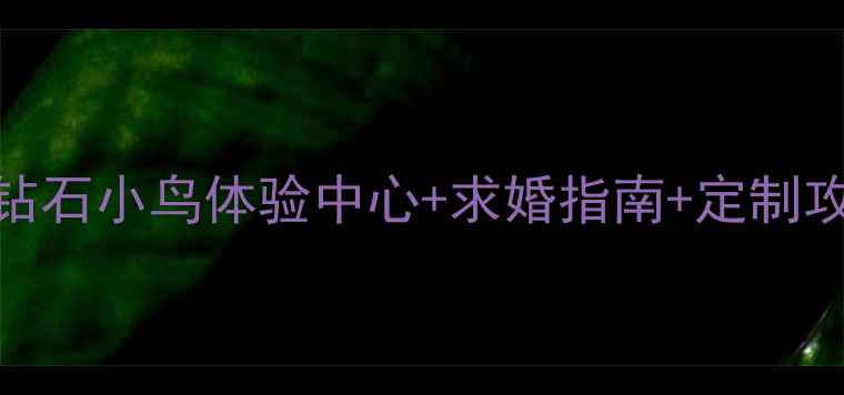 图片 北京钻戒打卡地！探秘钻石小鸟体验中心+求婚指南+定制攻略（附免费预约入口）