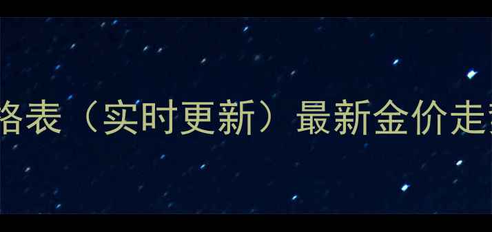 图片 周大福今日黄金价格表（实时更新）最新金价走势及投资收藏指南2