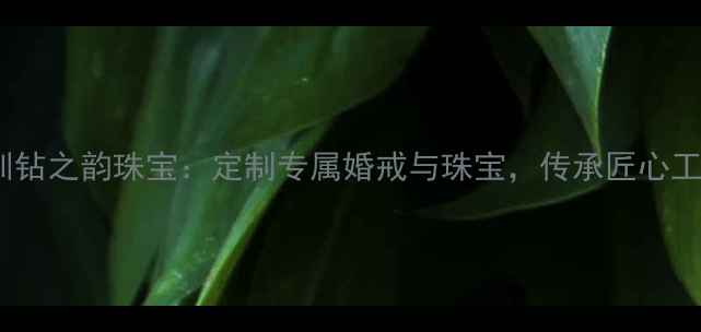 图片 深圳钻之韵珠宝：定制专属婚戒与珠宝，传承匠心工艺2