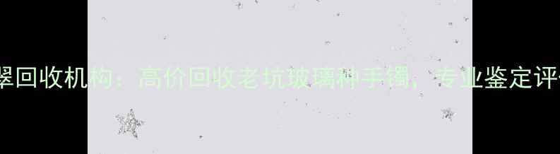 濮阳权威翡翠回收机构高价回收老坑玻璃种手镯专业鉴定评估免费上门