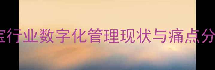 图片 珠宝行业数字化管理现状与痛点分析2