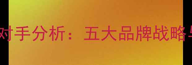 图片 珠宝行业竞争对手分析：五大品牌战略与市场趋势全2
