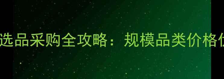 石家庄珠宝批发市场选品采购全攻略规模品类价格优势附最新地址