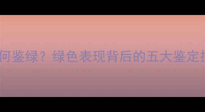 翡翠原石打灯如何鉴绿绿色表现背后的五大鉴定技巧与选购指南