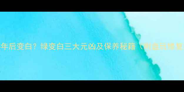 图片 翡翠戴6年后变白？绿变白三大元凶及保养秘籍（附盘玩修复指南）2