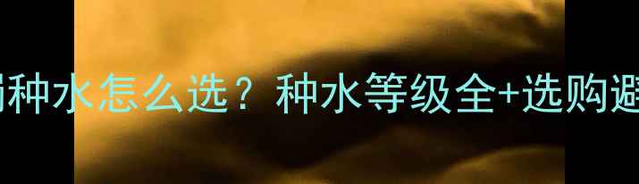 翡翠手镯种水怎么选种水等级全选购避坑指南