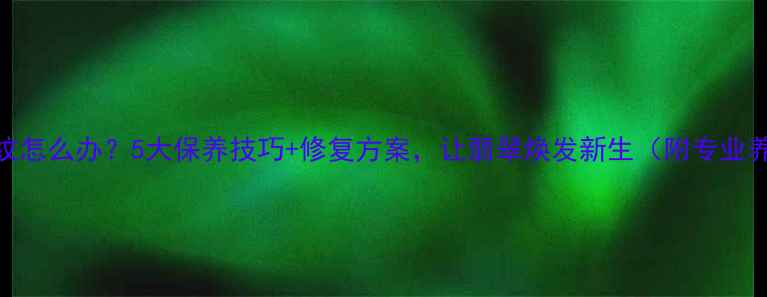 图片 翡翠有裂纹怎么办？5大保养技巧+修复方案，让翡翠焕发新生（附专业养护指南）