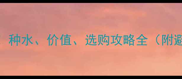 图片 翡翠蓝水！种水、价值、选购攻略全（附避坑指南）
