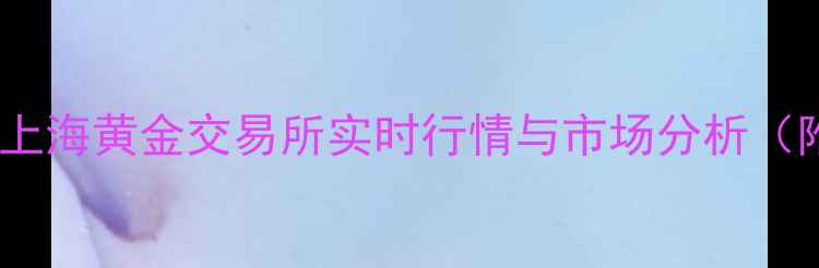 黄金投资收藏必读指南上海黄金交易所实时行情与市场分析附最新克价一钱价格表