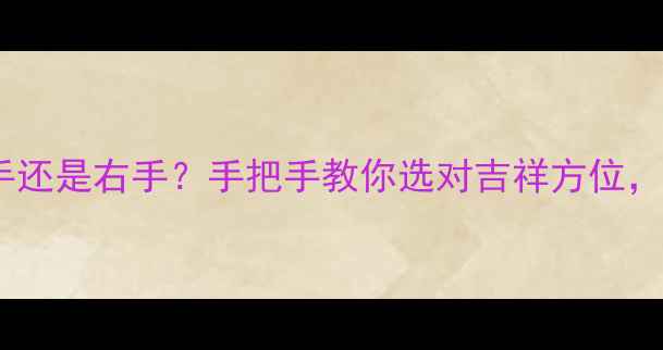 黄金貔貅戴左手还是右手手把手教你选对吉祥方位避开风水误区
