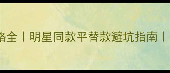 喜格珠宝项链价格全明星同款平替款避坑指南高性价比选购攻略