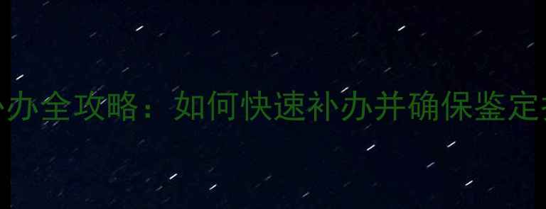 首饰证书补办全攻略如何快速补办并确保鉴定报告权威性